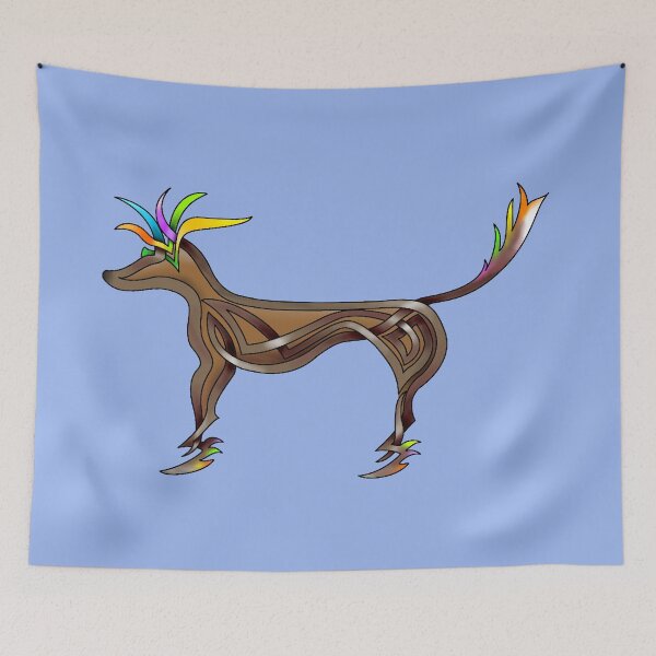 Item preview, Celtic Knot Dog - Chinese Crested designed and sold by KnotYourWorld.