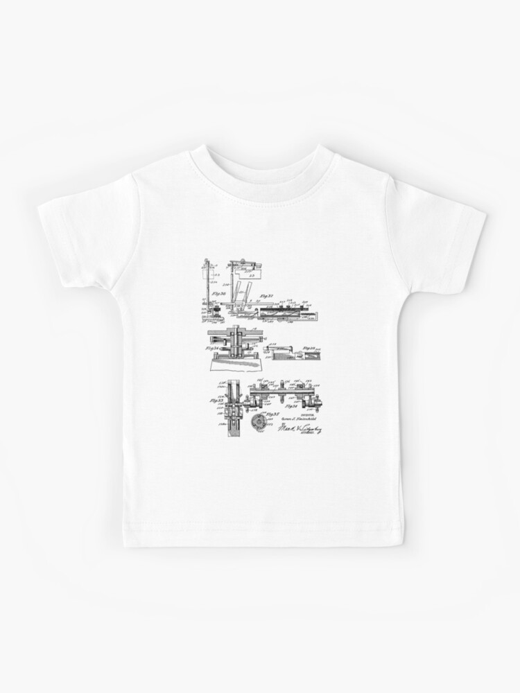 TheYoungDesigns Goal Vintage Patent Hand Drawing T-Shirt