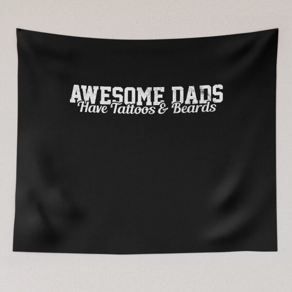 Item preview, Father's Day Tattoo Beard Cool Father Son Daughter designed and sold by 4tomic.
