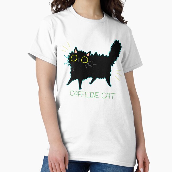 Caffeine Cat Classic T-Shirt
