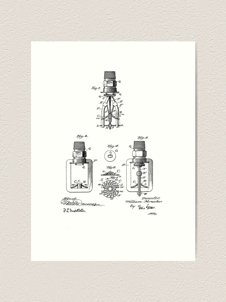 Automatically Heated Ice-Cream Scoop with Stand Vintage Patent Drawing Art  Board Print for Sale by TheYoungDesigns