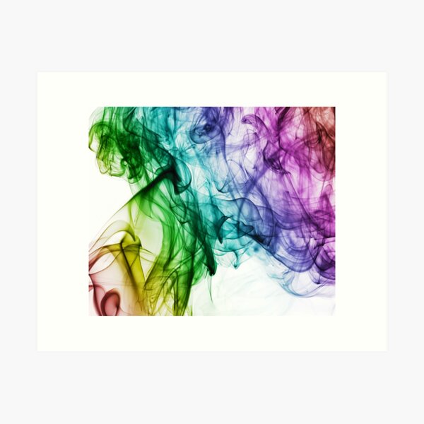 Aperçu de l'œuvre Fumée de couleur  créée et vendue par RedVico.