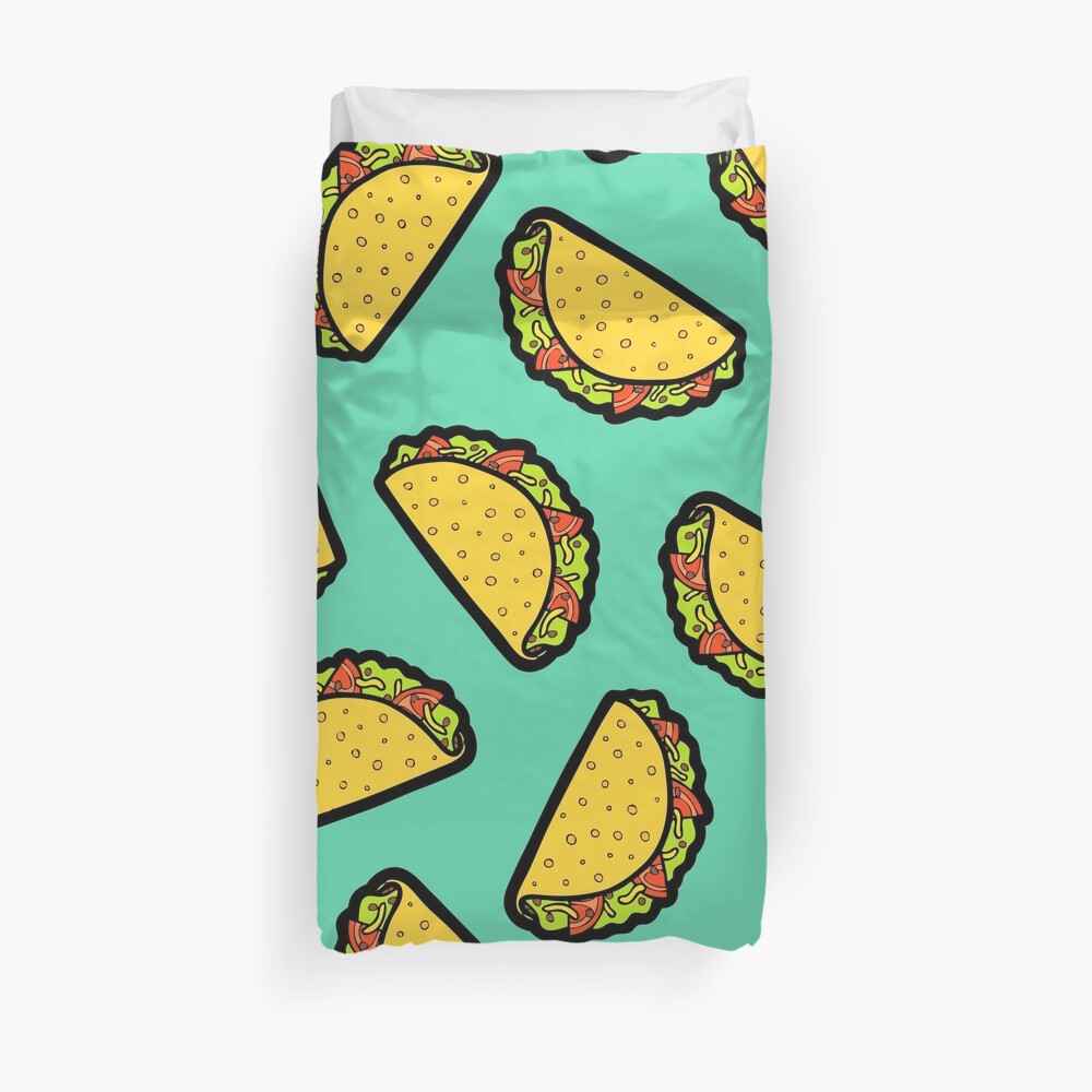 It's Taco Time! Duvet Cover