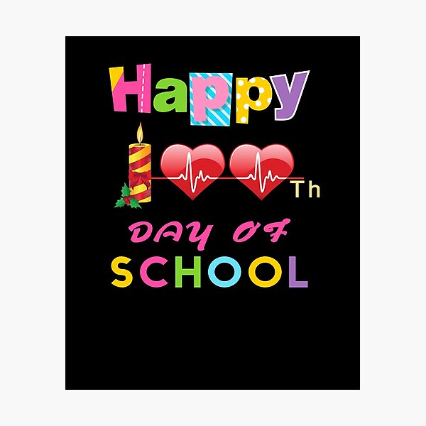 Item preview, Happy 100th Day Of School T-Shirt & Stickers 2019 designed and sold by rachimariposa.