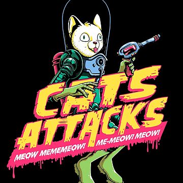 Imagen de la obra Cats Attacks de enerimateos