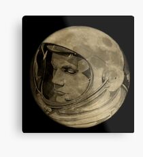 Lámina metálica El astronauta Neil Armstrong
