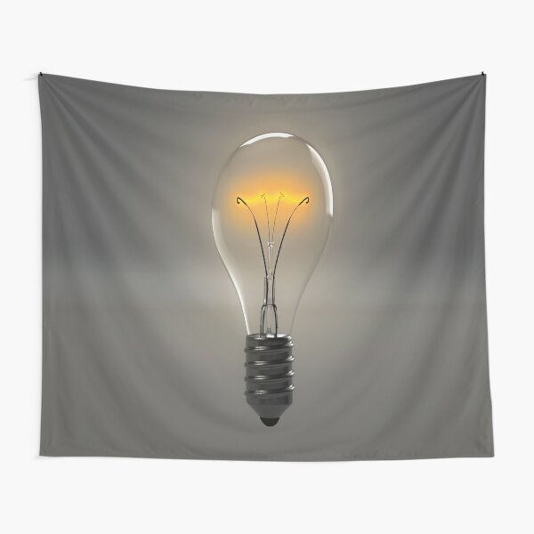 Light Bulb Tapestries Redbubble - roblox lightbulb