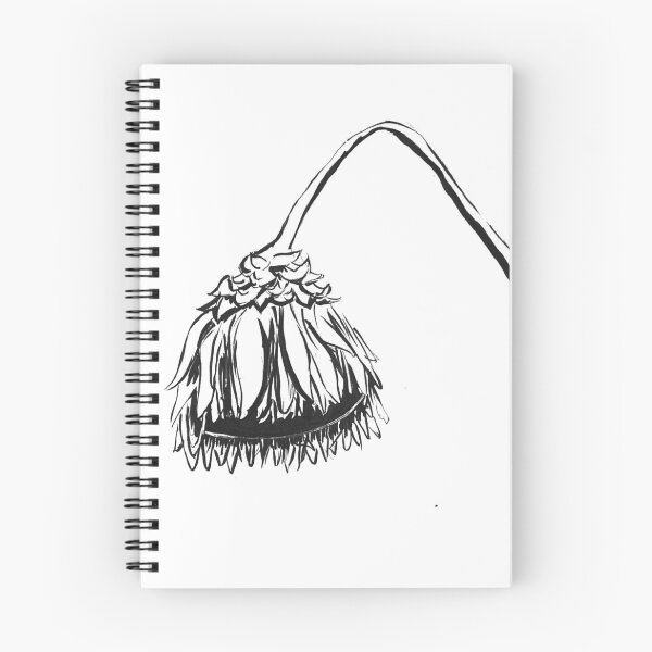Item preview, Drooping Sunflower Ink Drawing designed and sold by studiosunbear.