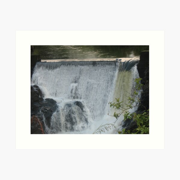 Waterfall at Pi'ihonua - above Hilo Art Print