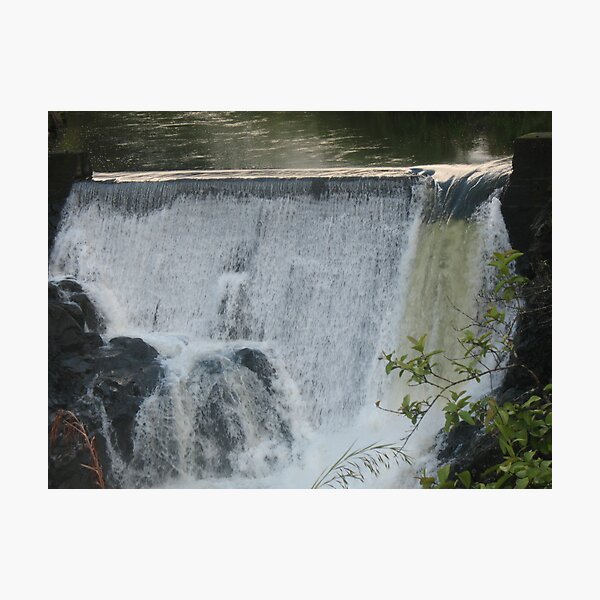 Waterfall at Pi'ihonua - above Hilo Photographic Print