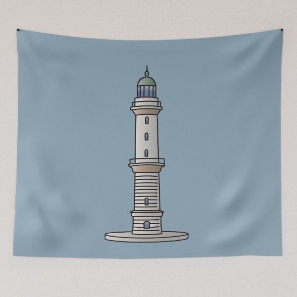 Item preview, Lighthouse Warnemünde Rostock designed and sold by Berlin-T-Shirt.