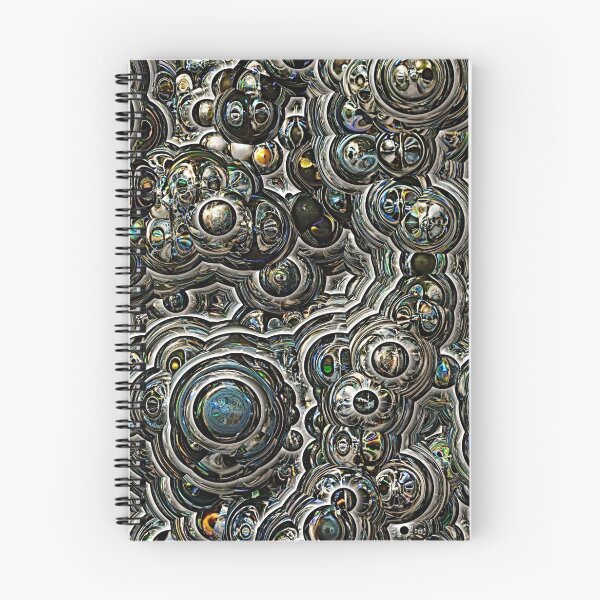 Item preview, Silver glitter bubble cells pattern designed and sold by Katho Menden.