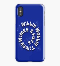 Wibbly Wobbly Timey Wimey iPhone Case