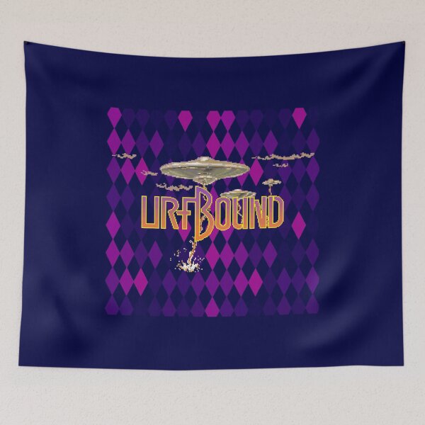 Item preview, Earthbound Mother 2 Urfbound Logo with UFOs designed and sold by wolfelectric.