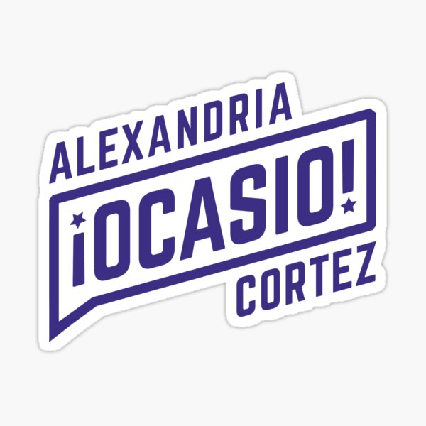 alexandria ocasio cortez - women in congress Sticker