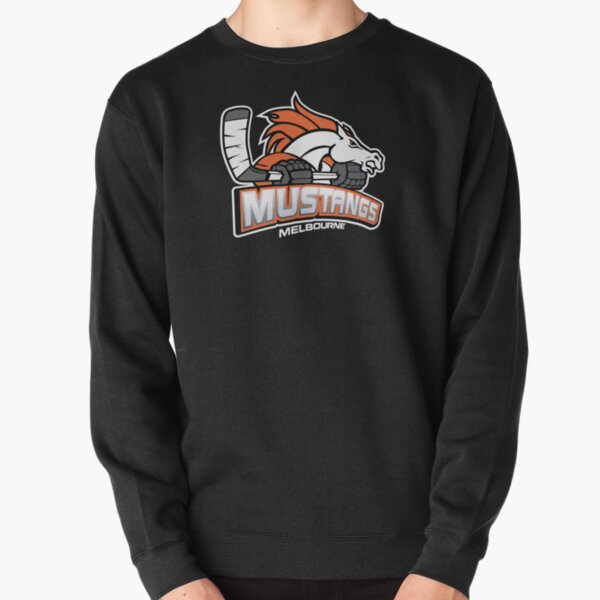Melbourne Mustangs Classic White Logo Pullover Sweatshirt