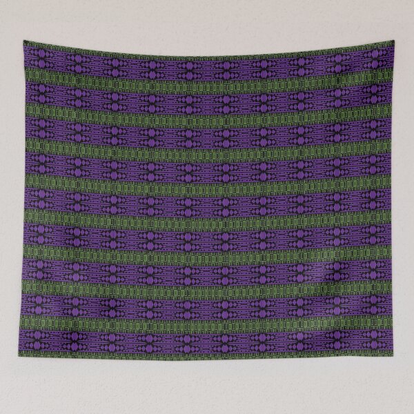 Item preview, Purple and Green Aztec Pattern designed and sold by leonielion.