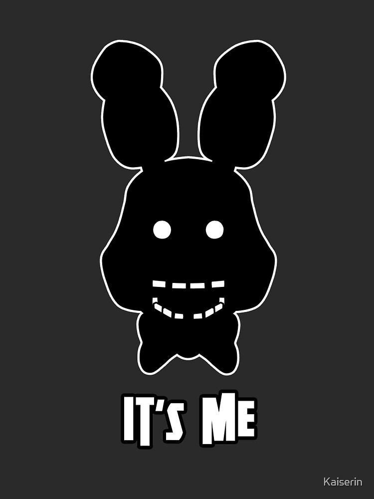 Five nights at Freddy Chibi Shadow Bonnie and Freddy Art Print