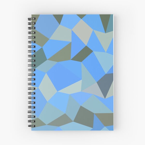 Item preview, Bondi Blue Abstract Low Polygon Background designed and sold by retrovectors.