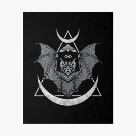 Occult Bat Art Board Print