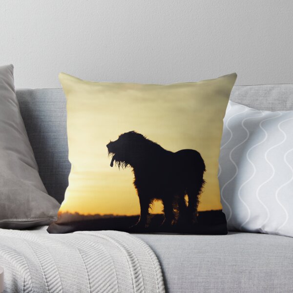 Sunset lookout Spinone Throw Pillow