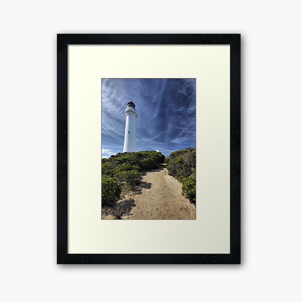 Aireys Inlet lighthouse Framed Art Print