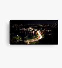 Night time at Spit Bridge Canvas Print