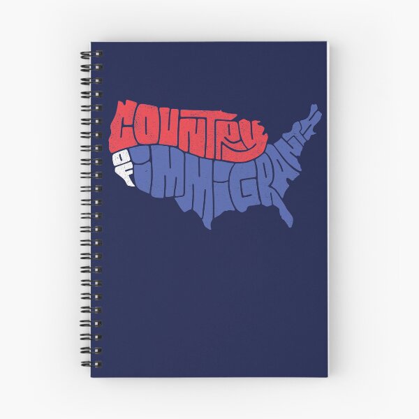 Item preview, Country of Immigrants designed and sold by prettyletters.
