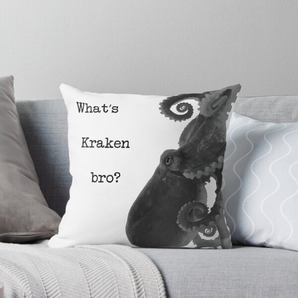 Item preview, What's kraken bro? Bad jokes and puns. designed and sold by edgeofthemap.