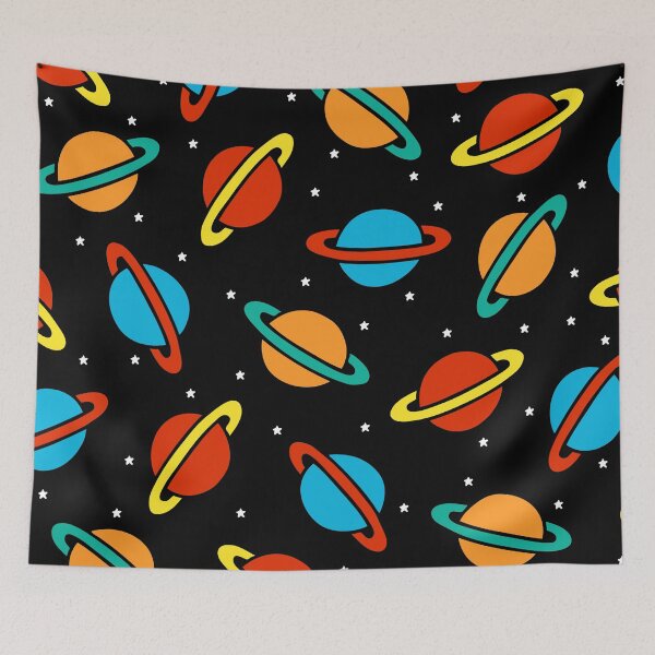 Item preview, Space Planets Pattern designed and sold by evannave.