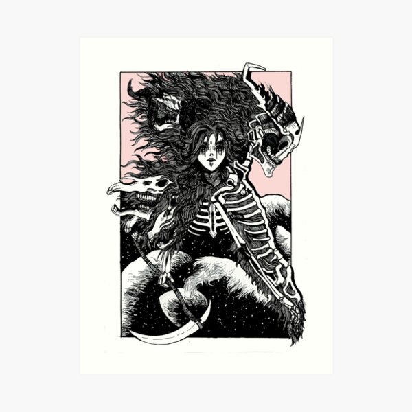 The black sea Art Print