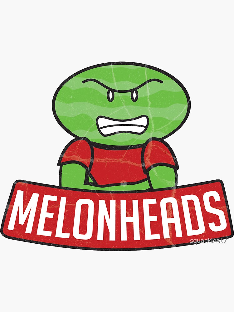 "Faded Mean Melonheads Logo Backyard Football" Sticker by squackles17