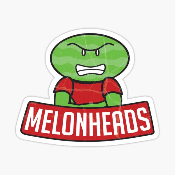 "Faded Mean Melonheads Logo Backyard Football" Sticker by squackles17