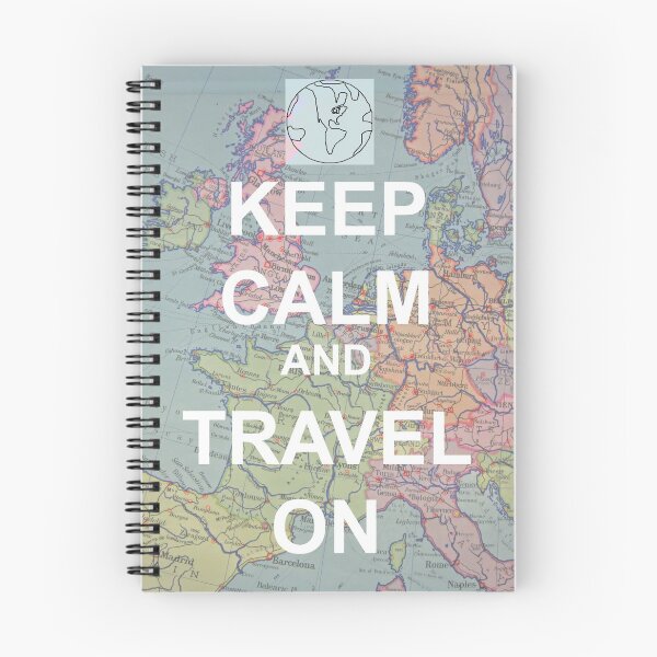 Item preview, Keep Calm and Travel On designed and sold by Rebecca Watling.