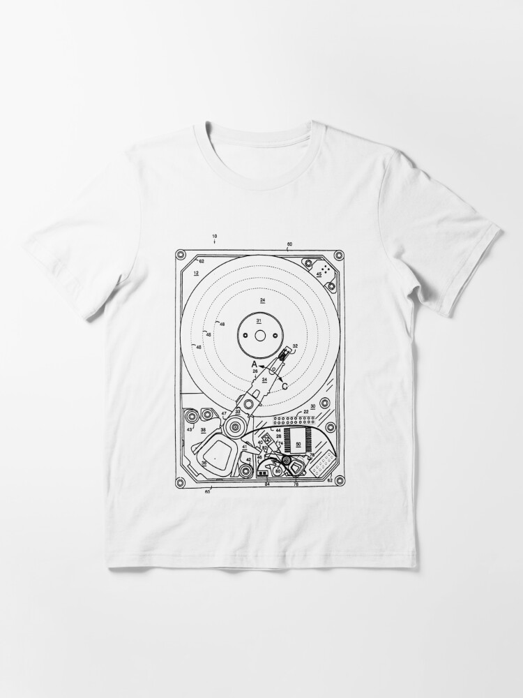 TheYoungDesigns Goal Vintage Patent Hand Drawing T-Shirt