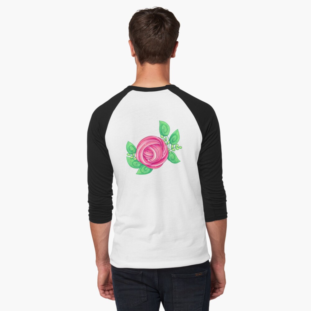 Item preview, Baseball ¾ Sleeve T-Shirt designed and sold by instadrawvhs.