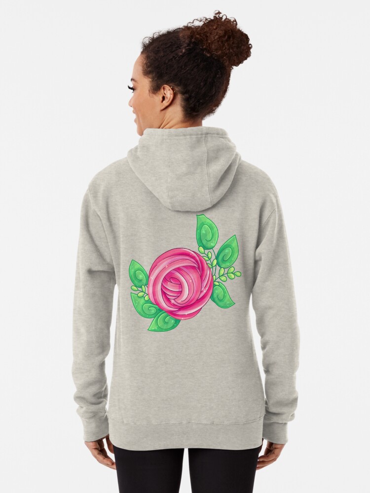 Alternate view of Slime rose Pullover Hoodie
