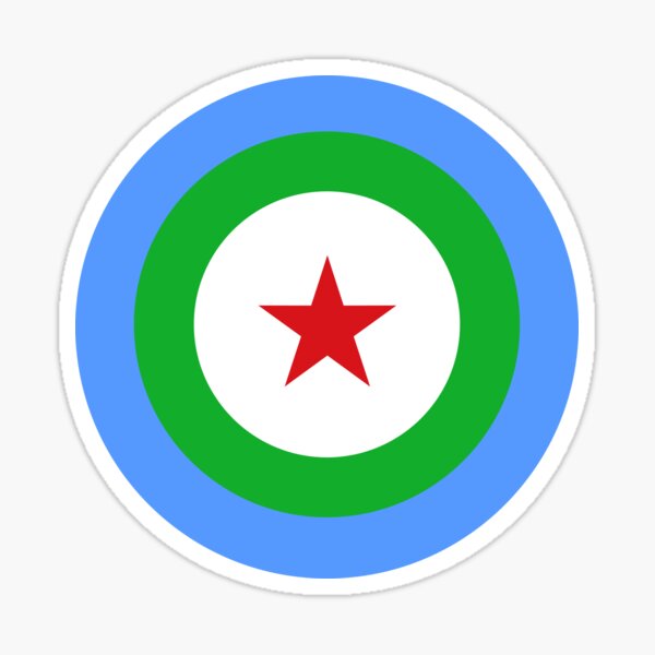 "Djibouti country roundel" Sticker for Sale by tony4urban Redbubble
