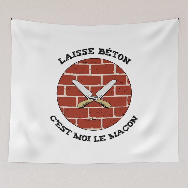 Item preview, LAISSE CONCRETE, IT'S MY MASON! - Word Games - Francois Ville designed and sold by francoisville.
