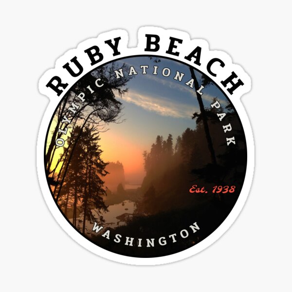 Olympic Park Ruby Beach Sticker
