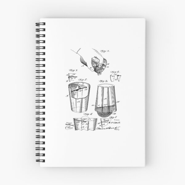 Item preview, Liquid Strainer and Mixer Vintage Patent Hand Drawing designed and sold by TheYoungDesigns.