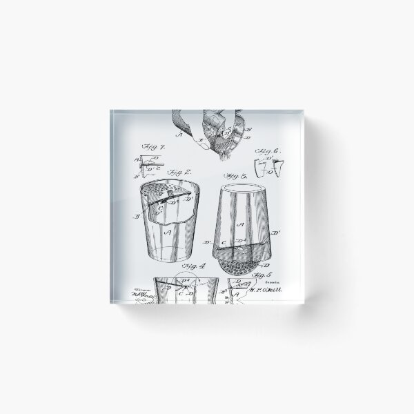 Item preview, Liquid Strainer and Mixer Vintage Patent Hand Drawing designed and sold by TheYoungDesigns.