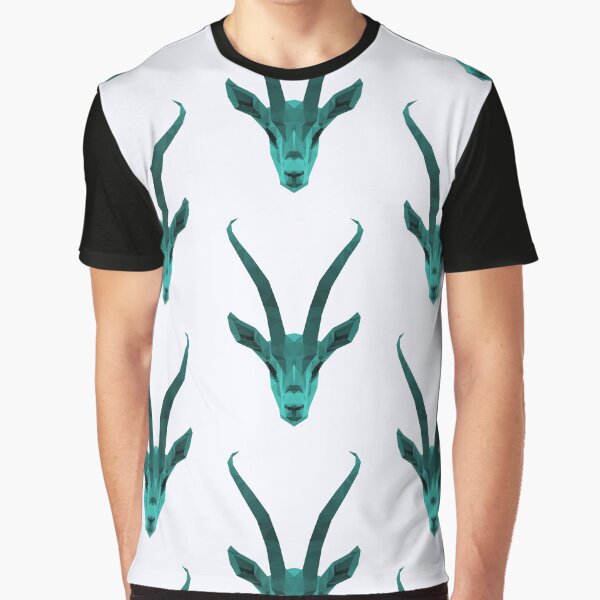 The blue Gazelle Graphic T-Shirt