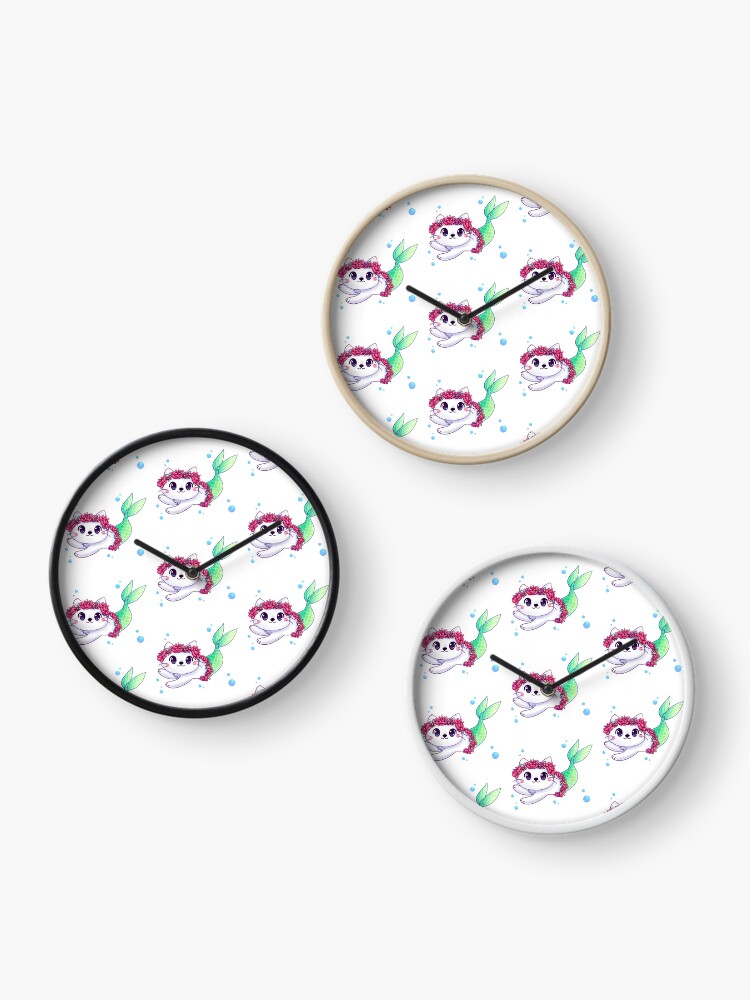 Thumbnail 3 of 4, Clock, Purr-maid designed and sold by instadrawvhs.
