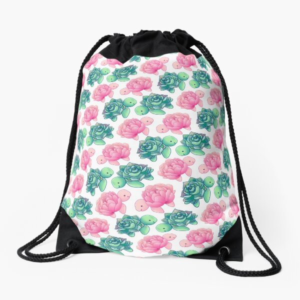 Turtles Drawstring Bag