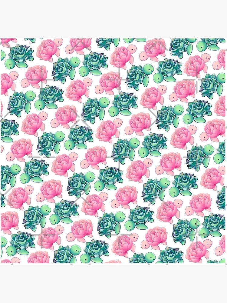Thumbnail 4 of 4, Pillow, Turtles designed and sold by instadrawvhs.