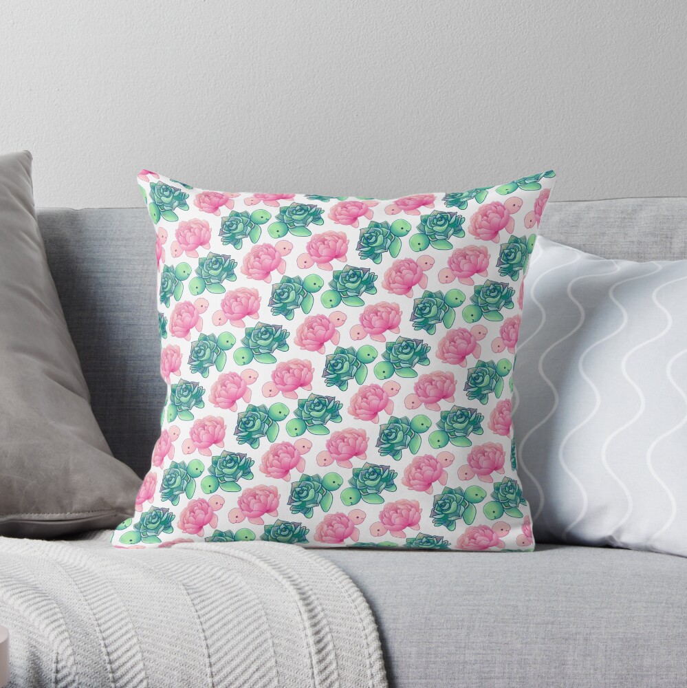 Turtles Throw Pillow