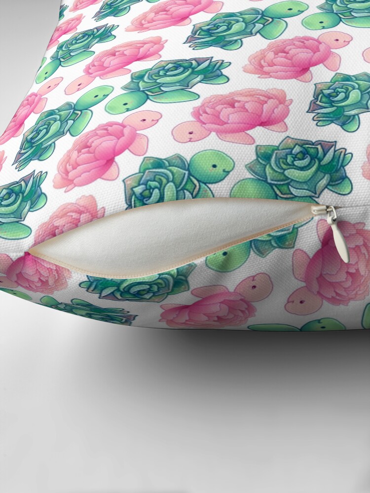 Thumbnail 2 of 4, Pillow, Turtles designed and sold by instadrawvhs.