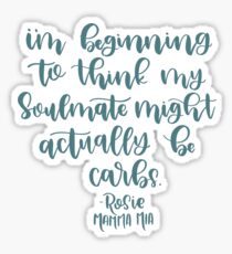 Mamma Mia Quote Sticker