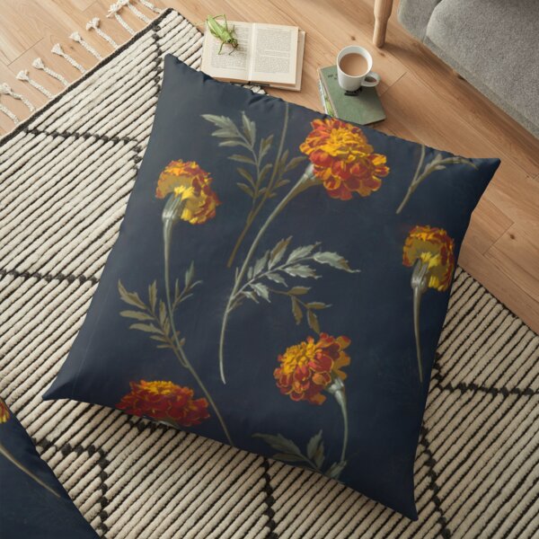 Soucis Vintage Coussin de sol